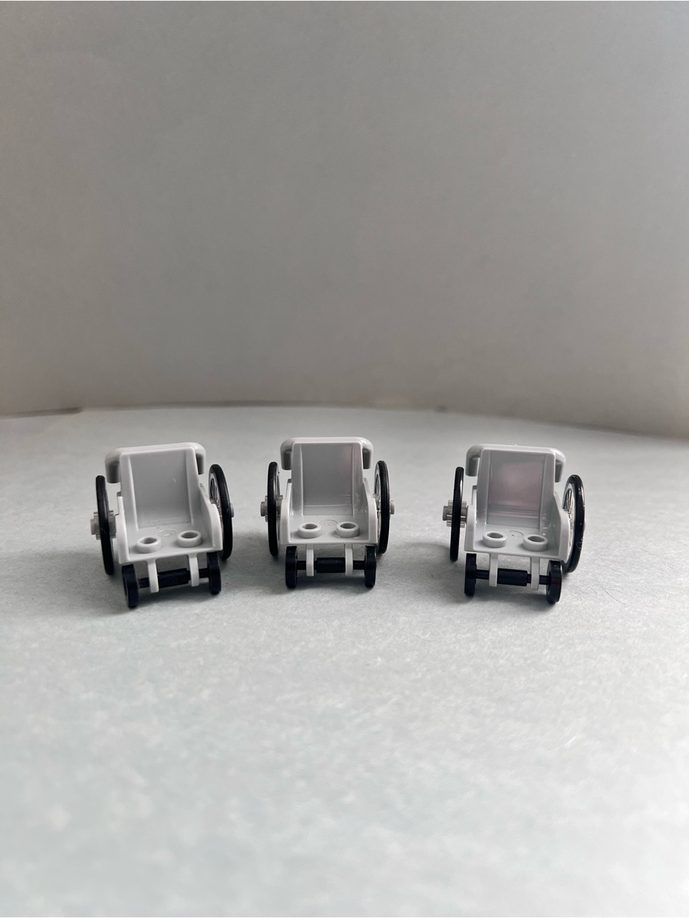 LEGO Light Bluish Gray Wheelchair Minifigure Bundle